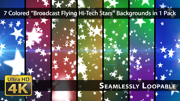 Broadcast Flying Hi-Tech Stars - Pack 01