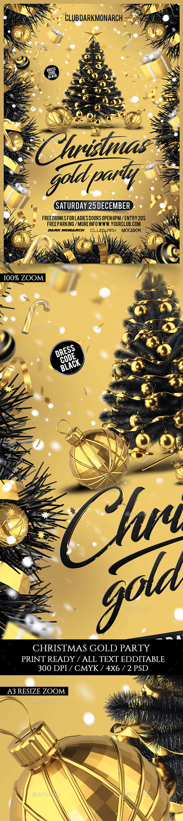 Christmas Gold Party - Holidays Events