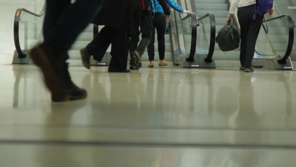 The Crowd Of Passengers  alt