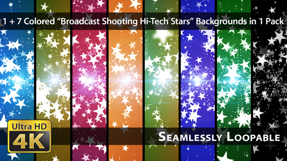 Broadcast Shooting Hi-Tech Stars - Pack 01