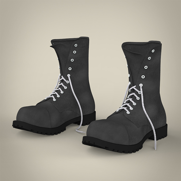 Realistic Shoes - 3Docean 18740369