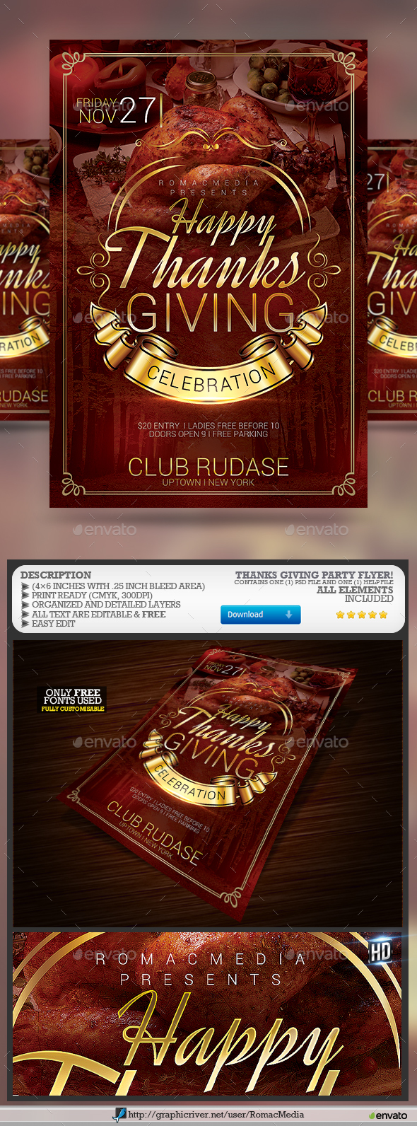 Thanksgiving Party - Clubs & Parties Events