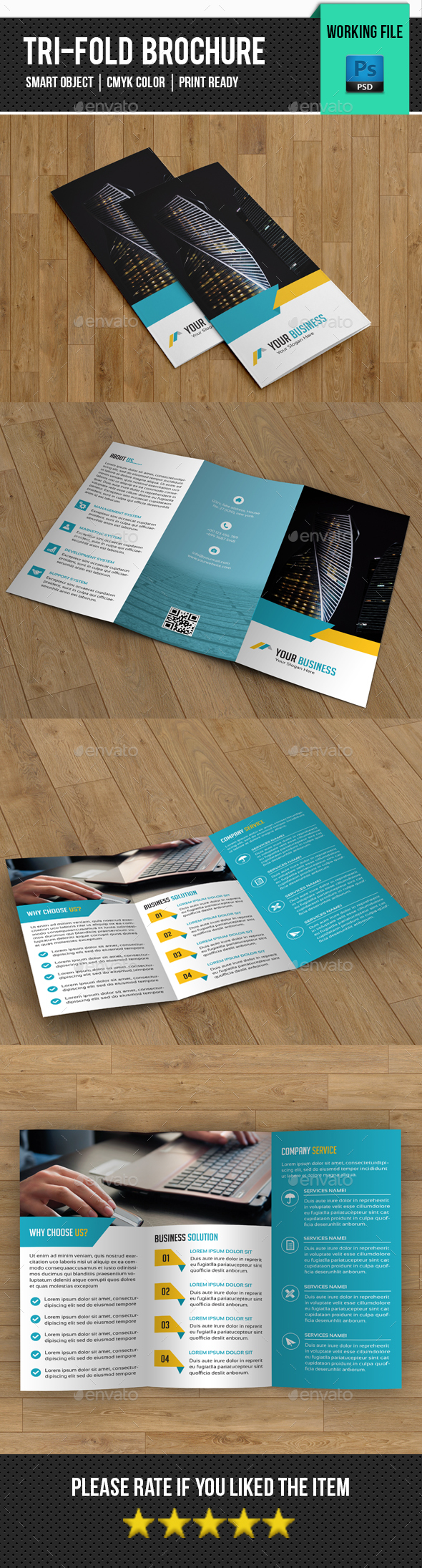Corporate Trifold Brochure-V296 - Corporate Brochures