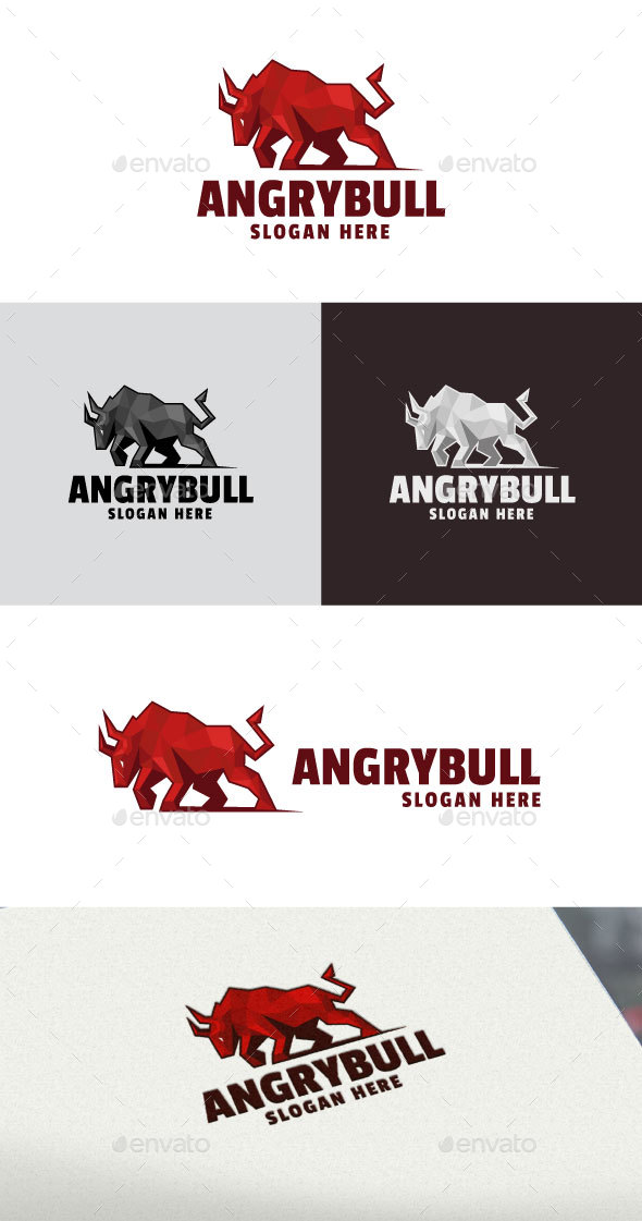 Angrybull - Animals Logo Templates