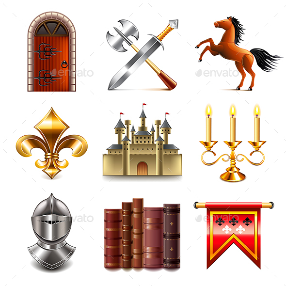 Medieval Icons Vector Set - Miscellaneous Vectors
