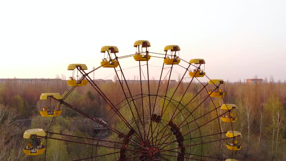 Deserted Amusement Park in City Pripyat.