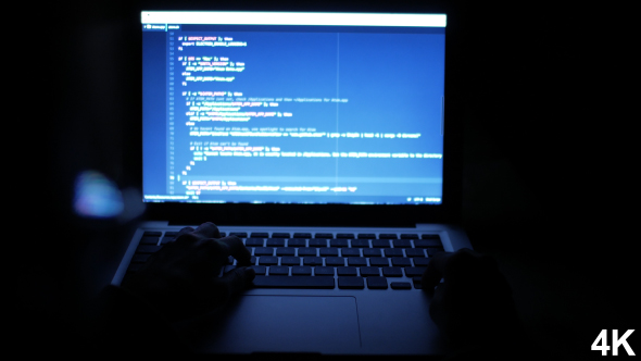 Programmer Looking Code, Stock Footage | VideoHive