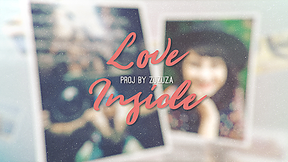 Love Inside - Romantic Slideshow Video Displays template preview