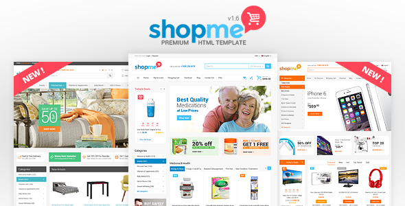 ShopMe - Ecommerce - ThemeForest 10330584