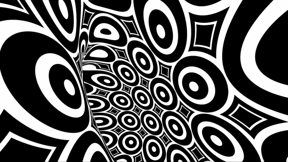 Disco Black White Tunnel alt