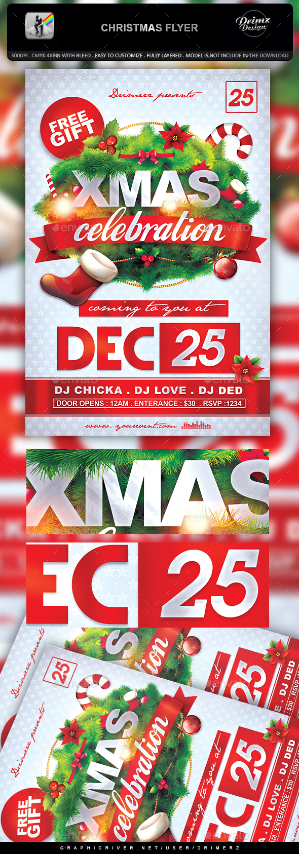Christmas Flyer - Holidays Events