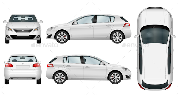 Car Template - Man-made Objects Objects