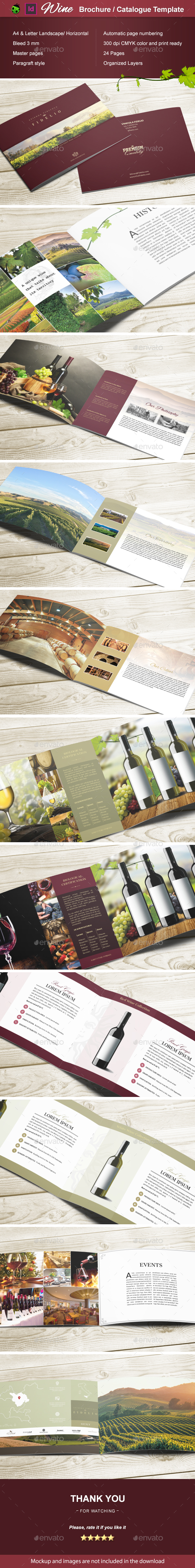 Wine Brochure / Catalogue - Catalogs Brochures