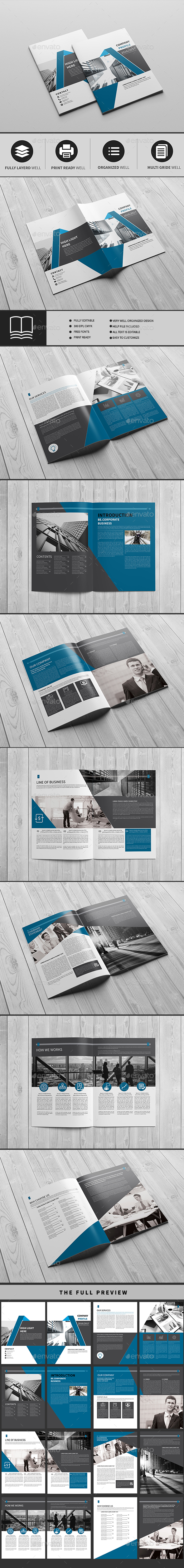 the brochure - Brochures Print Templates