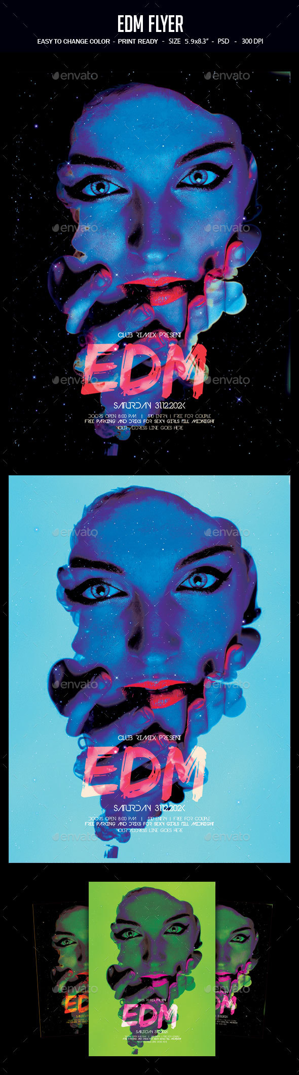 EDM Flyer - Clubs & Parties Events