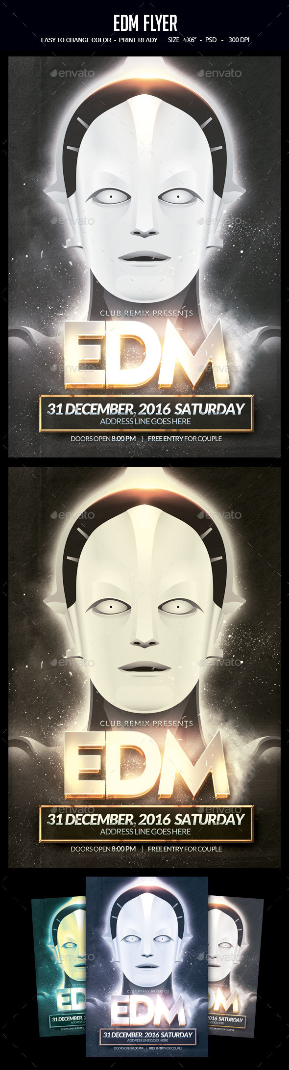 EDM Flyer - Clubs & Parties Events