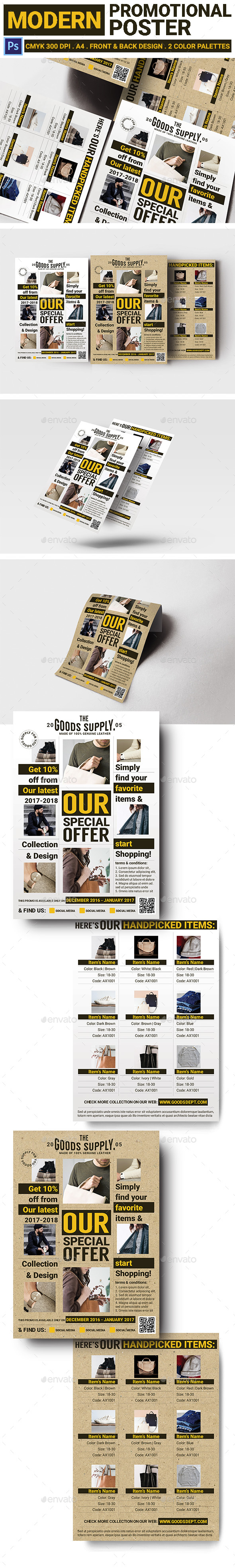 Modern Promotional Poster - Corporate Flyers