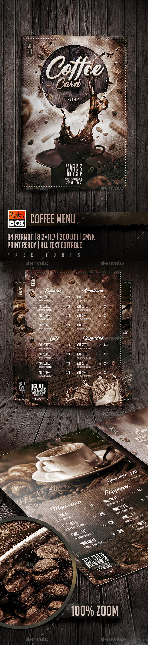 Coffee Menu