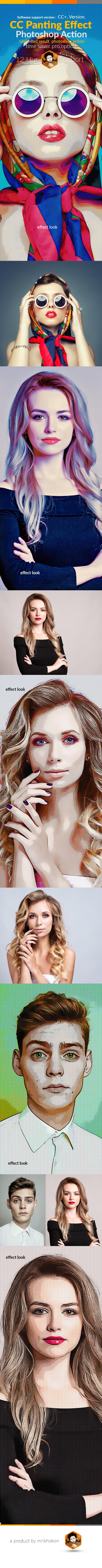 CC Panting Effect - Actions Photoshop