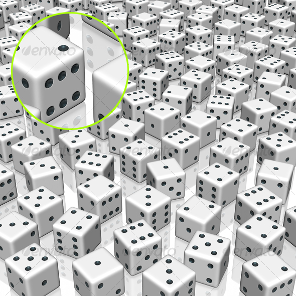 dice background - 3D Backgrounds