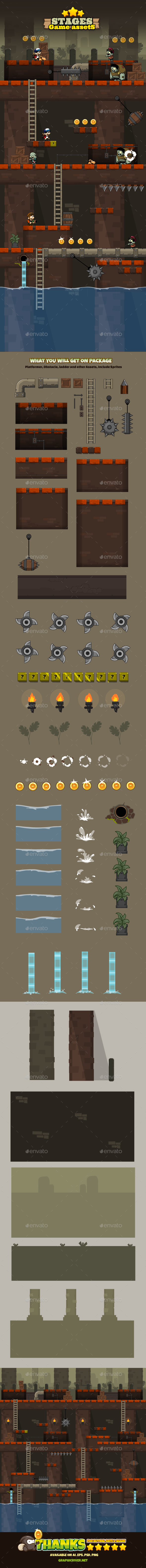 Game Stage 01 - Tilesets Game Assets