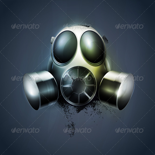 Gas mask - Objects Vectors