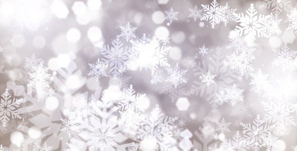 Christmas Snowflakes and Particles