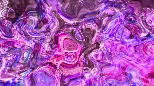 Pink Light Color Glossy Abstract Marble Liquid Motion Background