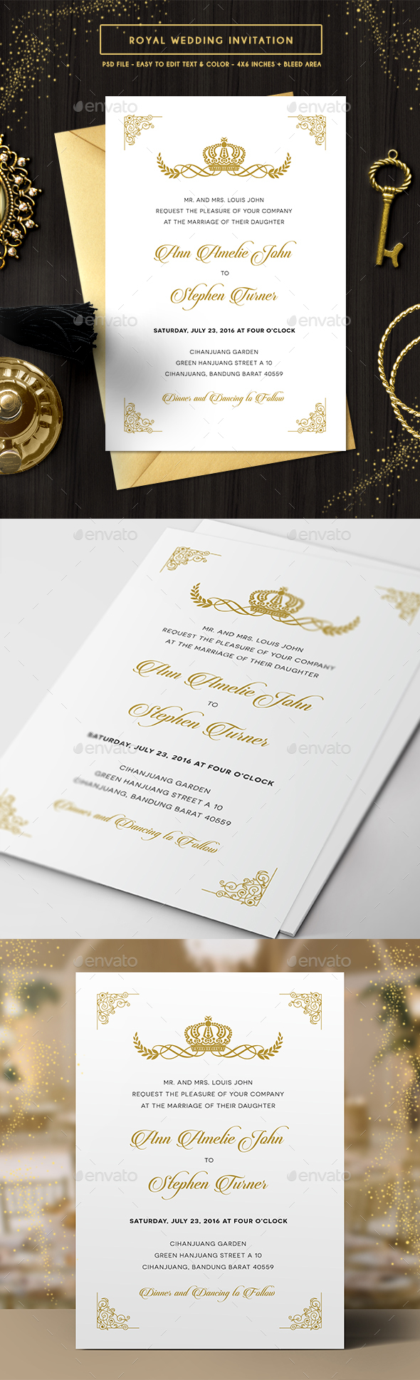 Royal Wedding Invitation - Weddings Cards & Invites