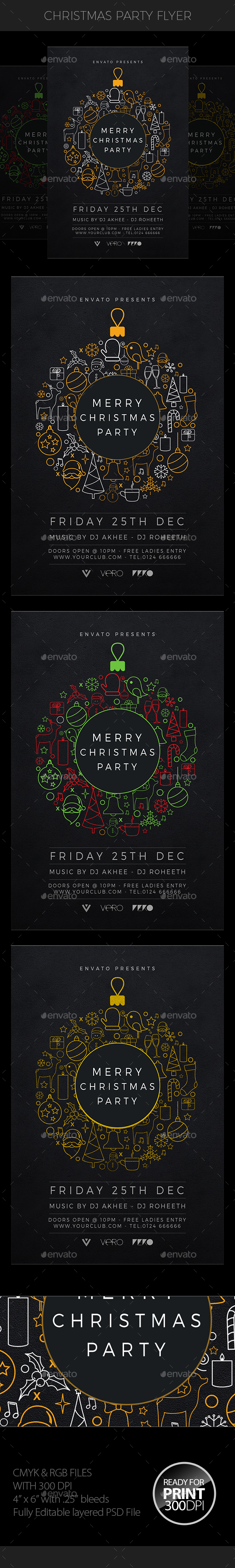 Christmas Party Flyer - Events Flyers