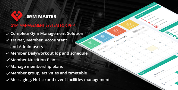 Gym Master - Gym Management System - CodeCanyon Item for Sale