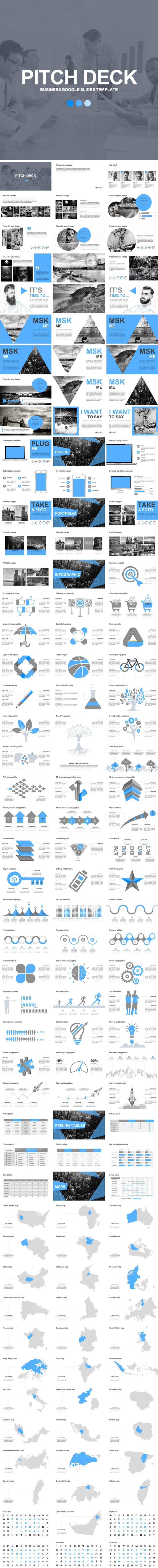 Pitch Deck GoogleSlides Template - Google Slides Presentation Templates