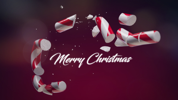 Christmas Candy Cane - VideoHive 18804831