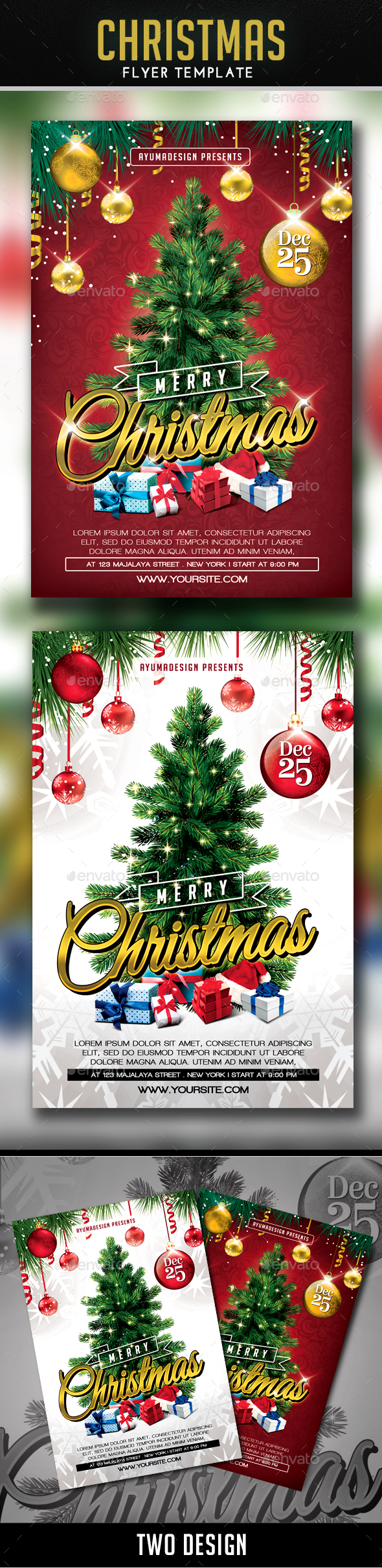 Christmas Flyer - Clubs & Parties Events