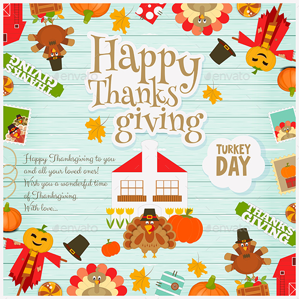 Thanksgiving Card - Miscellaneous Seasons/Holidays