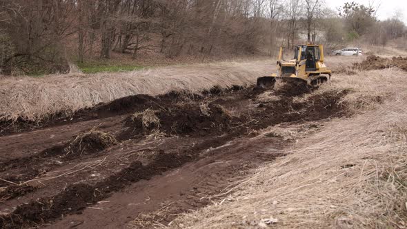 Heavy Backhoe Construction Machinery Equipment Concept alt
