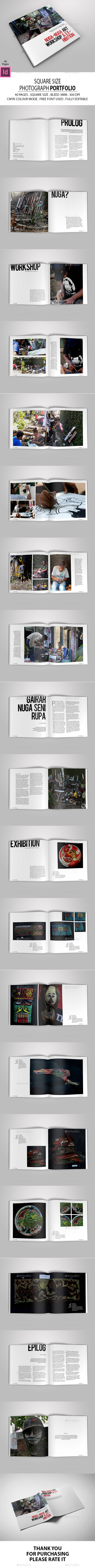 Square Size Photo Portfolio - Portfolio Brochures