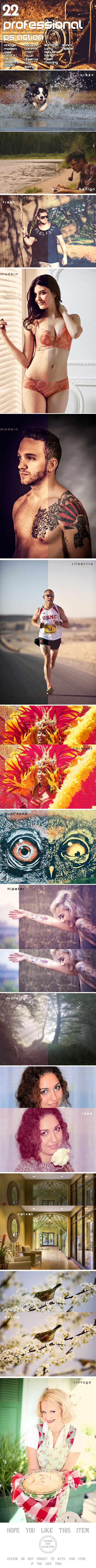 Professional Phtotoshop Actions - Actions Photoshop