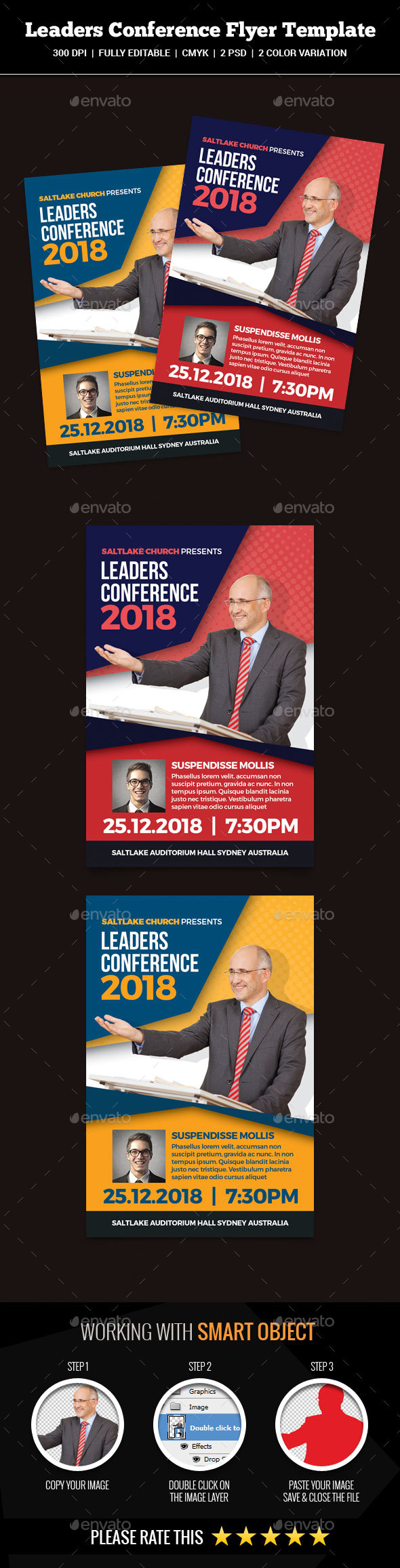 Leaders Conference Flyer - Church Flyers