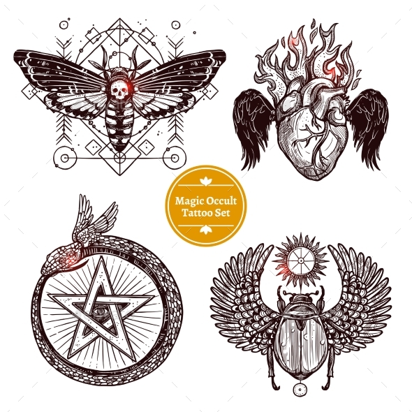 Occult Symbols Tattoos Images - Free Download on Freepik