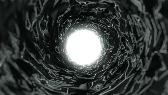 Out Of The Tunnel Grey Background, Motion Graphics | VideoHive