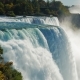 The Famous Waterfall Niagara Falls, a Popular Spot Among Tourists From All Over The World. The View - VideoHive Item for Sale