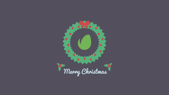 Merry Christmas Logo Stings template preview