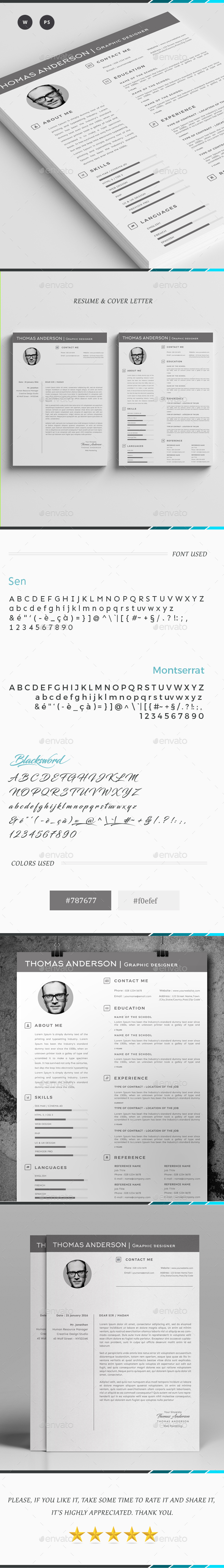 Resume - Thomas Anderson - - Resumes Stationery