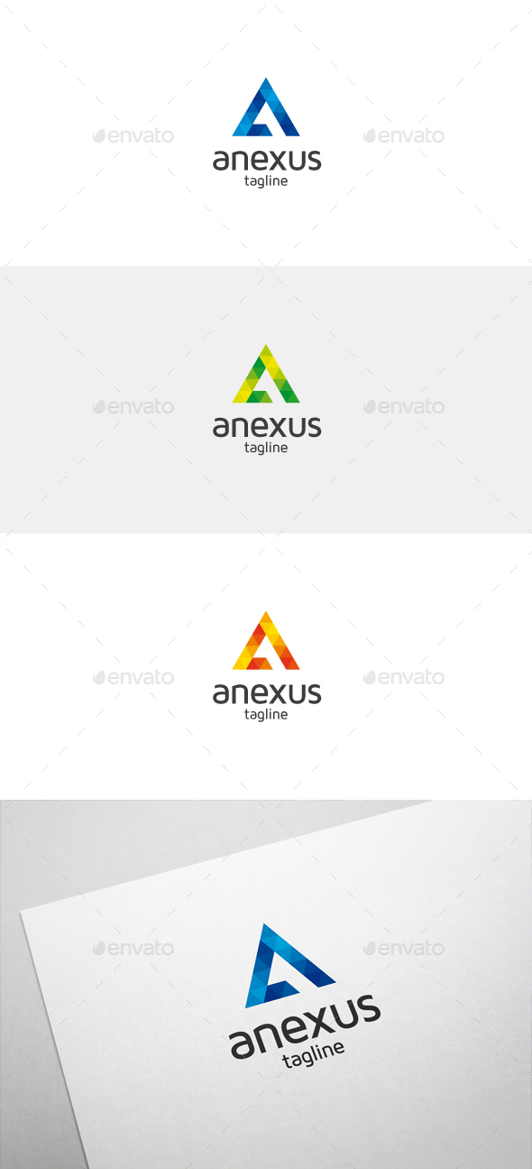 Anexus A Letter Logo - Letters Logo Templates