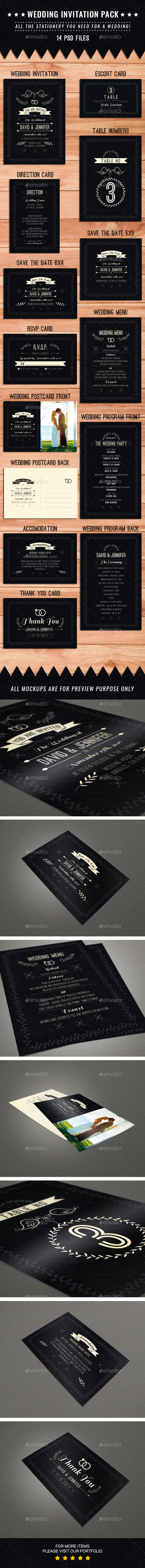 Wedding Invitation Pack - Weddings Cards & Invites