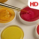 Acrylic Paint With Brush 0134 - VideoHive Item for Sale