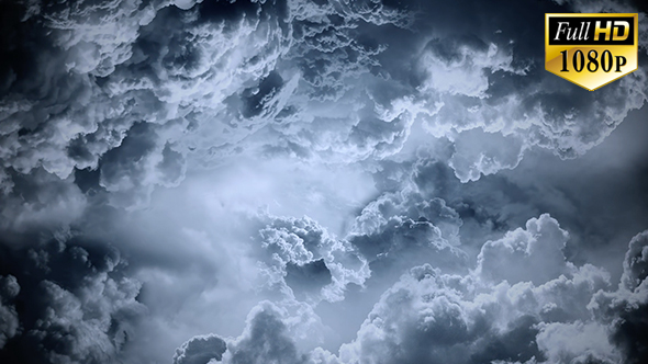 Dark Clouds - Flight Through Clouds