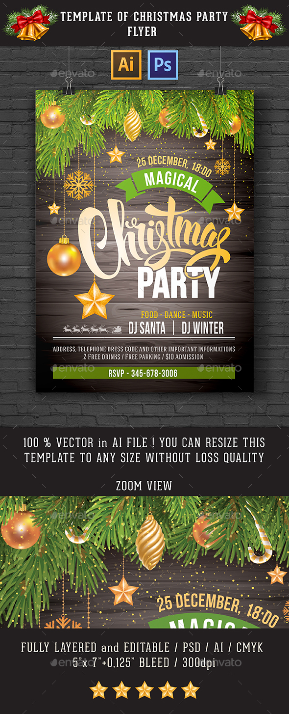 Christmas Party Flyer - Clubs & Parties Events