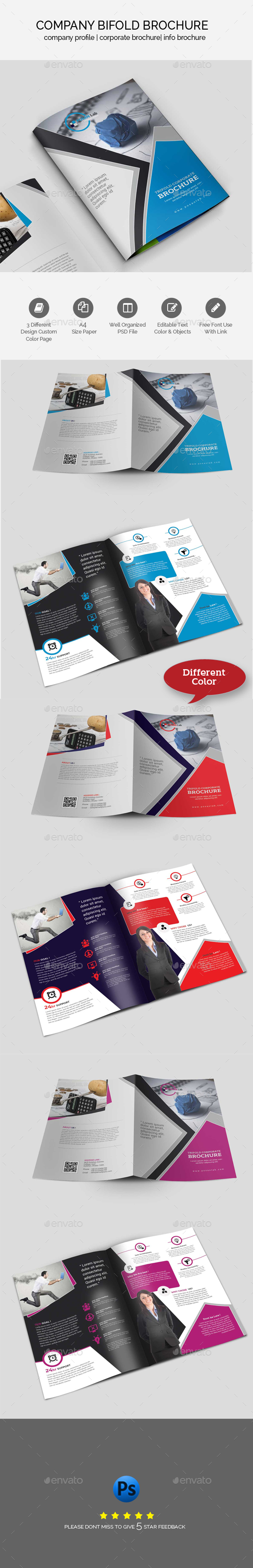 Bifold Brochure Template - Brochures Print Templates